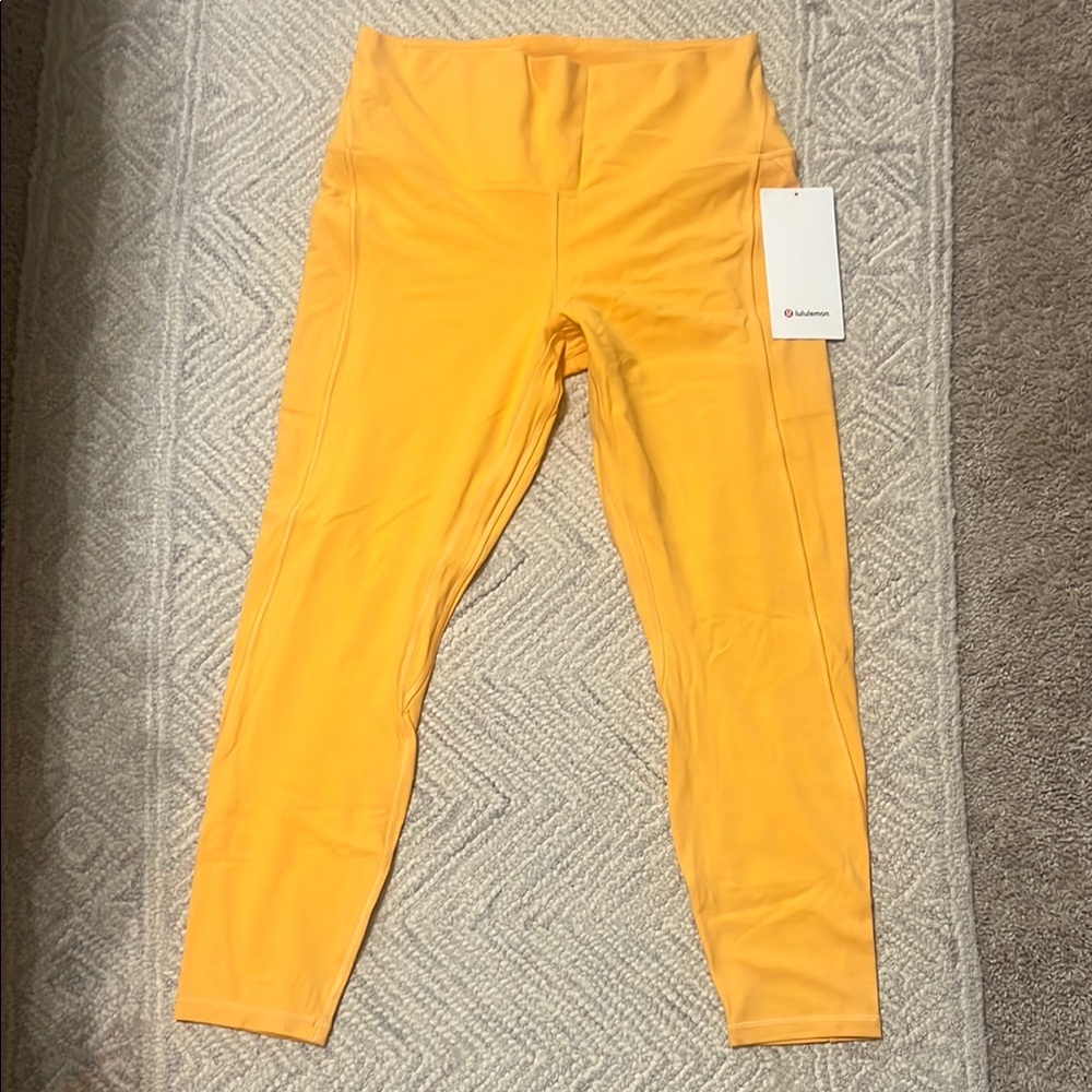 Lululemon NWT Yellow Leggings